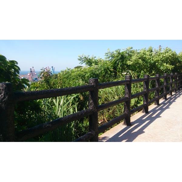仿櫟木欄杆三支形工程,嘉新園藝社