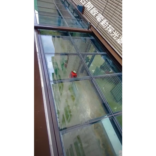 左右開電動採光罩,田中金屬有限公司