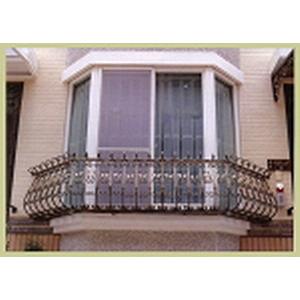 廣角窗+鍛造花架