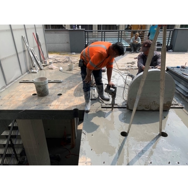 切割工程深度切到50公分