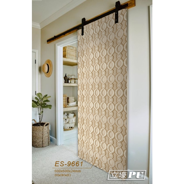 壁飾板安裝滑輪門,立壕精緻建材