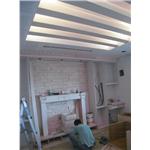 木工施工林宅客廳 - 新點子麗緻工程有限公司