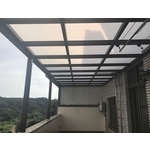 霧白色隔熱板採光罩 - 竣宇國際企業有限公司