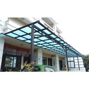 藍白色隔熱板採光罩