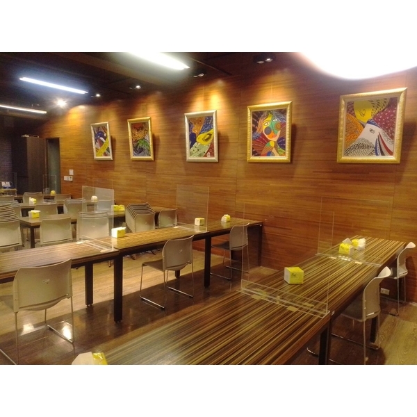 餐廳防疫壓克力格板-宗冠廣告設計社