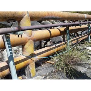 硫磺通氣孔水刀疏通-施工中