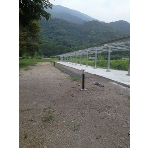 太陽能不鏽鋼景觀燈，型號AG-880025，高度100公分