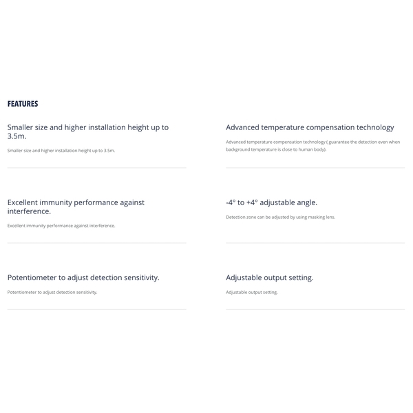 BEA MINIFLY 紅外線運動偵測感應器-美德亞有限公司