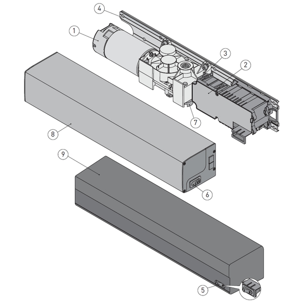 DITEC Sprint 90度 自動門弓器/電動門弓器 Automatic Swing Door-美德亞有限公司