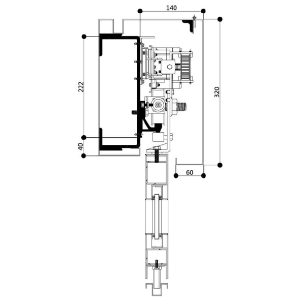 ASTER TC-2000 PV 超重型平移式自動門機/電動門 Automatic Sliding Door-美德亞有限公司