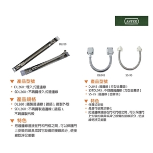 ASTER DL-260, DL-045 通電金具 , 美德亞有限公司
