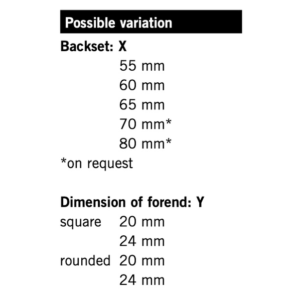 DORMAKABA 281 加寬型水平鎖 Wide Stile Sash Lock-美德亞有限公司