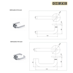 GEZE LH系列 水平把手 Mortise Lock Handle , 美德亞有限公司