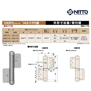 🇯🇵 NITTO 143ST, 244ST 自動回歸鉸鏈 Auto Hinge,美德亞有限公司