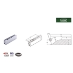 ASTER PT-10 玻璃門下夾具／下包角 Bottom patch , 美德亞有限公司