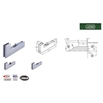 ASTER PT-40 L型玻璃門用夾具／包角 Patch for overpanel and sidelight , 美德亞有限公司