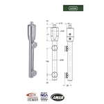 ASTER PD20 玻璃門用圓棒包角 Patch For Pivot Door , 美德亞有限公司