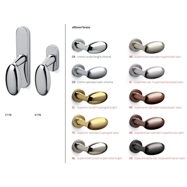 OLIVARI Blindo 進口水平把手 Door Handle-美德亞有限公司