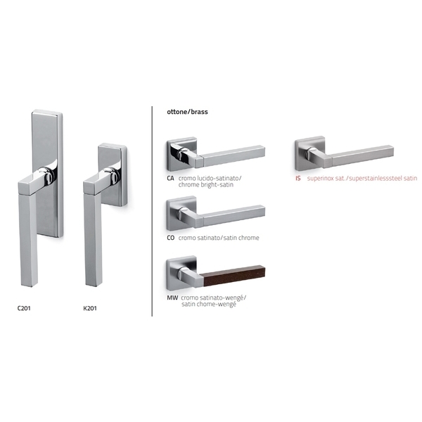 OLIVARI Time Q 進口水平把手 Door Handle-美德亞有限公司