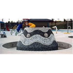 烏山頭水庫親水公園(卵石拼貼造型墩) - 大寬有限公司