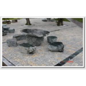 嘉新公園(仿古大理石地舖＆蛇紋石桌椅) - 大寬有限公司