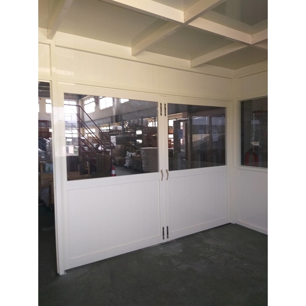 楊梅-宏電科技工廠-1000型鋁隔間-正全鋁門窗行
