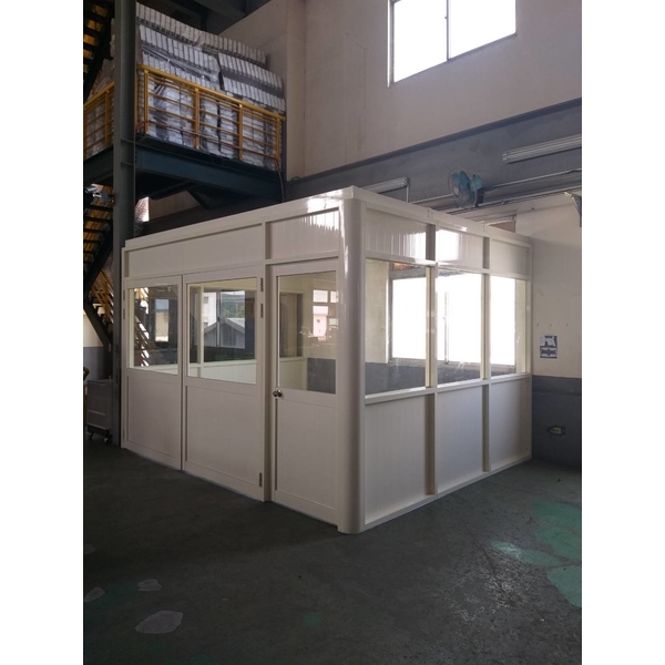 楊梅-宏電科技工廠-1000型鋁隔間,正全鋁門窗行