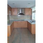 金絲緞天然石材施工-廚房地面實景 - 群富建材有限公司