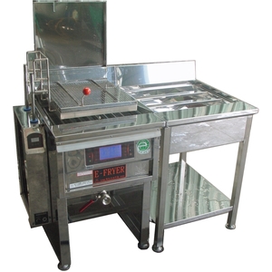 P25-1雞絲麵油炸機 , 冠今不銹鋼工業股份有限公司