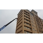 高樓外牆舉臂車防水施工 - 永效防水工程行