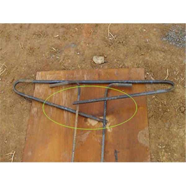 上層鋼筋與重直筋組合