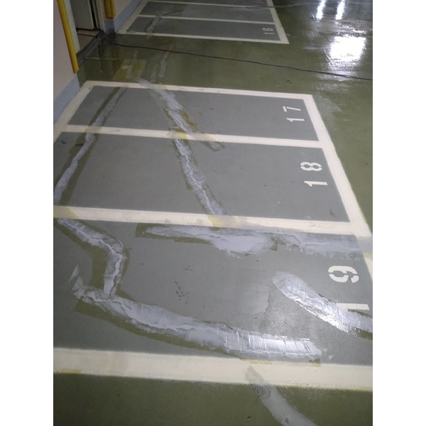 地下室停車場epoxy樹脂地坪整修-傑士企業有限公司