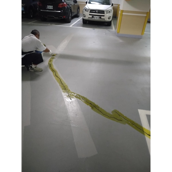 地下室停車場epoxy樹脂地坪整修-傑士企業有限公司