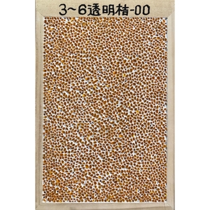 天然抿石材料 透明橘,大地瓦企業有限公司