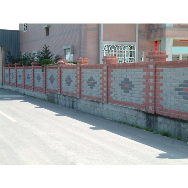 圍牆磚施工,大地瓦企業有限公司