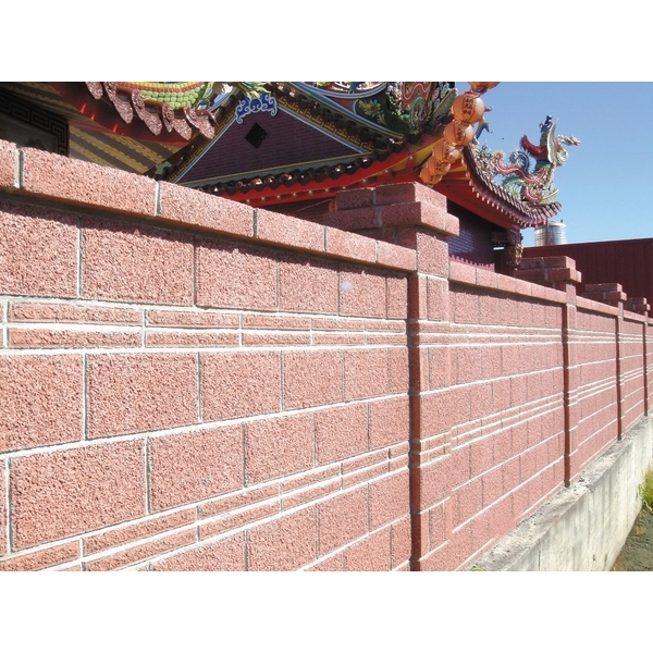 圍牆磚施工,大地瓦企業有限公司