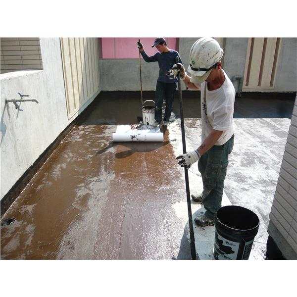 橡化瀝青加不織布防水工程