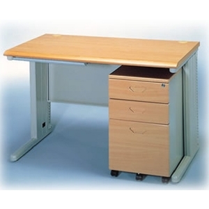 鋼木辦公桌3件組,有登有限公司