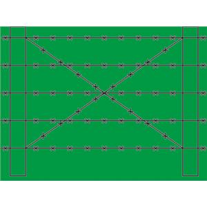 P7-10刺線網圍強橫線五條 , 昌鼎水泥製品有限公司