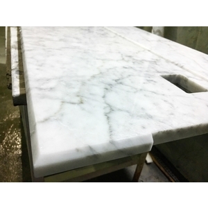 平板側邊加工卡拉拉白 , 新東大理石股份有限公司