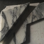 客製特殊形狀卡拉拉白立體面 , 新東大理石股份有限公司