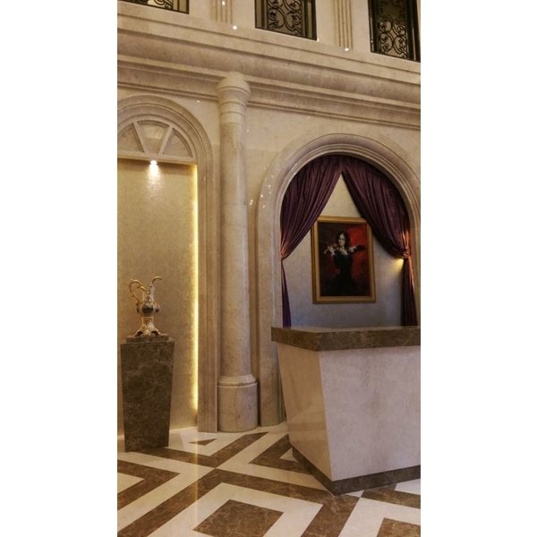 造型裝飾牆金牌米黃