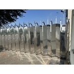 不銹鋼電動伸縮門-斜背全密加劍尾型式 - 咏達企業行