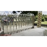 高度172公分 斜背半密式-電動伸縮門1