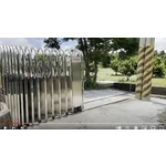 高度172公分 斜背半密式-電動伸縮門2