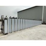 高172 不銹鋼斜背全密式-電動伸縮門