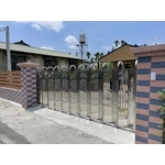 高度：172斜背全密式伸縮電動門 - 咏達企業行