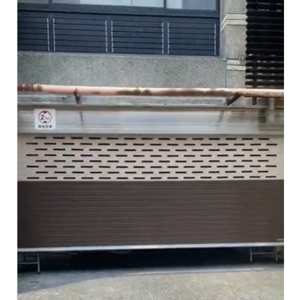 基隆市七堵國小-鋁合金快速捲門工程