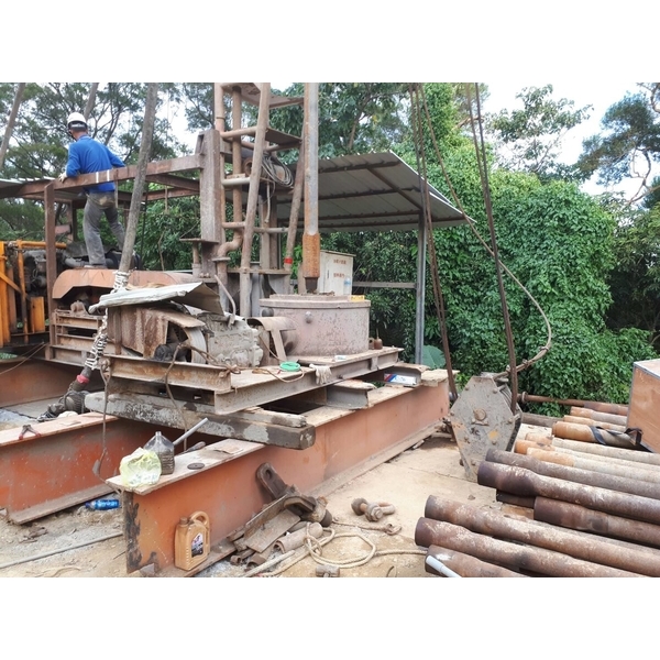 泥漿迴轉式鑚機施工,泉隆工程股份有限公司