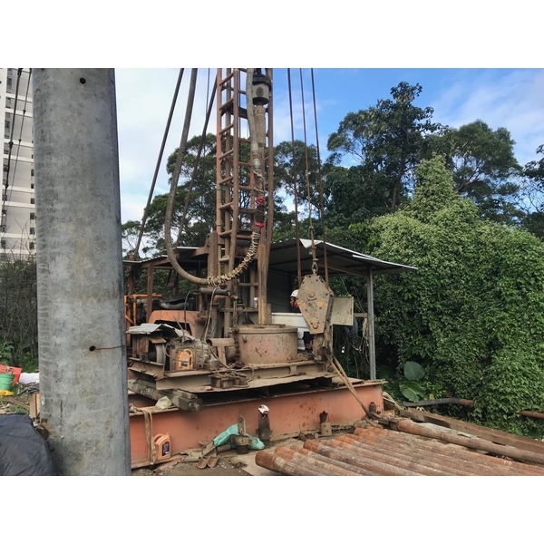 泥漿迴轉式鑚機施工,泉隆工程股份有限公司